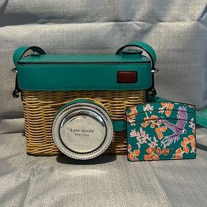 Kate Spade Novelty Camera Bag with cardholder.